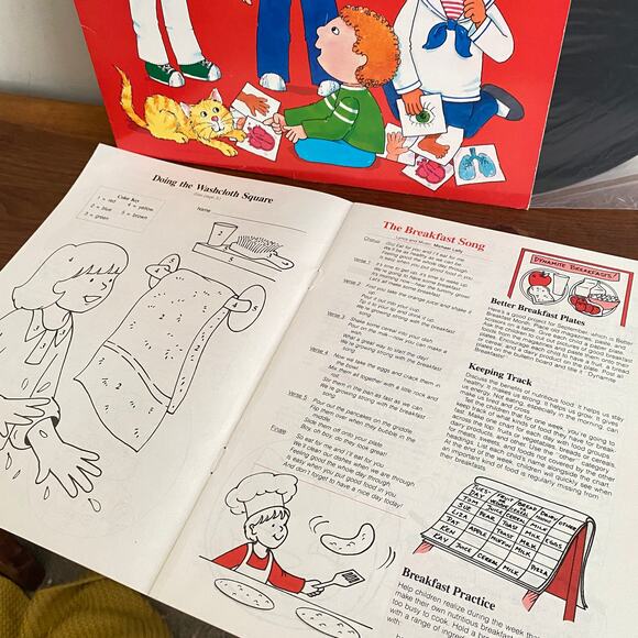 Vintage 1988 A Healthy Body Sing & Learn Vinyl Record - Picture 4 of 7